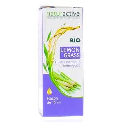 NATURACTIVE Huile essentielle bio lemongrass flacon 10ml