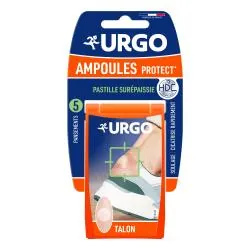 URGO ampoules Talon Grand Format X5 Orange boîte de 5 pansements
