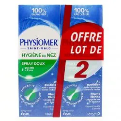 PHYSIOMER Hygiène du nez brumisation 2 flacons x 135ml