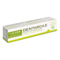 CATTIER Dentargile anis dentifrice plaque dentaire bio tube 75g