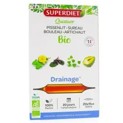 SUPERDIET Quatuor drainage boîte de 20 ampoules