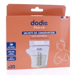 DODIE Allaitement 20 sachets de conservation de 270ml