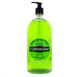 LE COMPTOIR DU BAIN Savon liquide de marseille verveine flacon pompe 500ml
