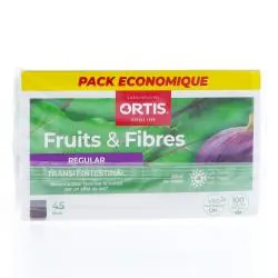 ORTIS Fruits & fibres transit cubes à mâcher boîte de 45 cubes