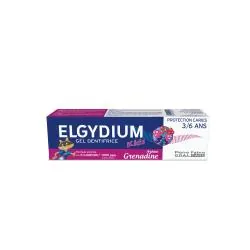 ELGYDIUM Kids dentifrice 3-6 ans grenadine tube 50ml