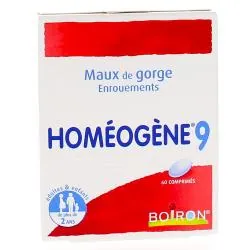BOIRON Homéogène 9 boîte de 60 comprimés
