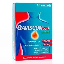 Gavisconpro menthe boîte 10 sachets-dose