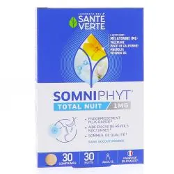 SANTÉ VERTE Somniphyt 30' mélatonine 30 comprimés