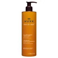 NUXE Rêve de miel gel lavant surgras visage corps flacon pompe 400ml