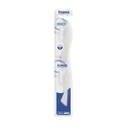 INAVA Power - Recharges tête brosse à dent x2 souple