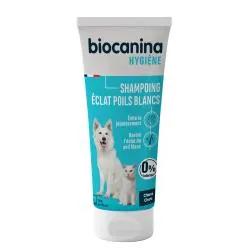BIOCANINA Shampooing éclat poils blancs tube 200 ml