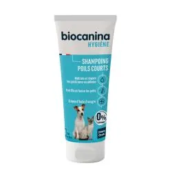 BIOCANINA Hygiène - Shampooing poils courts tube 200 ml