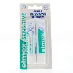ELMEX Sensitive dentifrice tubes de voyage 12ml x 2