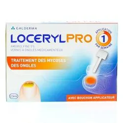LOCERYLPRO 5% vernis à ongles médicamenteux avec  bouchon applicateur flacon 2.5ml x1 + nécessaire