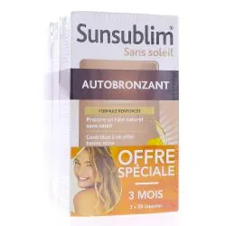 NUTREOV Sunsublim autobronzant 2x24 comprimés