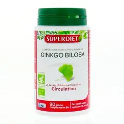 SUPERDIET Ginkgo Biloba bio 90 gélules