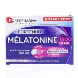 FORTÉ PHARMA Mélatonine 1900 Flash 30 comprimés orodispersible
