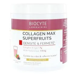 BIOCYTE Collagen Max superfruits goût fruits rouges / menthe 260g