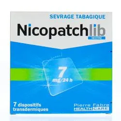 PIERRE FABRE NicopatchLib 7 mg/24h dispositifs transdermiques boîte de 7