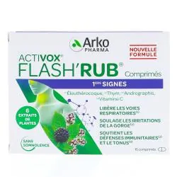 ARKOPHARMA Flash'Rub 15 comprimés