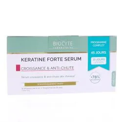 BIOCYTE Cheveux - Kératine forte sérum lot de 3 boites de 5 ampoules de 9ml