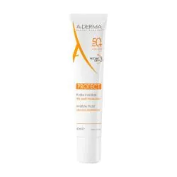 A-DERMA Protect Fluide invisible très haute protection SFP 50+ tube 40ml