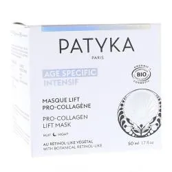 PATYKA Age Specific Intensif- Masque lift pro-collagène nuit pot 50ml