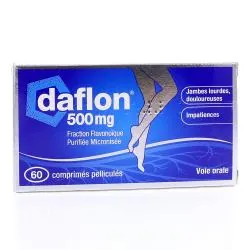 DAFLON 500mg boite de 60 comprimés