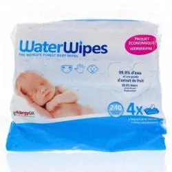 WATERWIPES Lingettes bébé 4 paquets de 60 lingettes