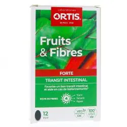 ORTIS Fruits & fibres forte transit intestinal 12 comprimés