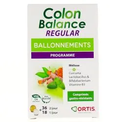 ORTIS Colon Balance Regular Ballonnements 36 + 18 comprimés