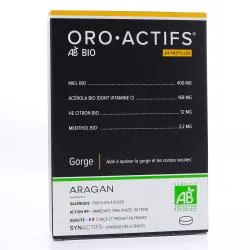 ARAGAN Synactifs - Oro.Actifs N.G.T 24 pastilles Bio