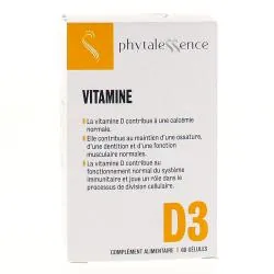 PHYTALESSENCE Vitamine D3 60 gélules