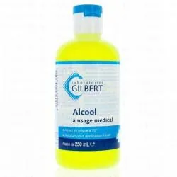 GILBERT Alcool à usage médical 70° 250ml
