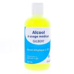GILBERT Alcool à usage médical 70° 250ml