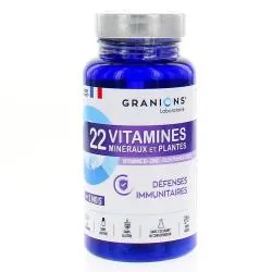 GRANIONS Immunité & Energie - 22 Vitamines Minéraux et plantes 90 comprimés