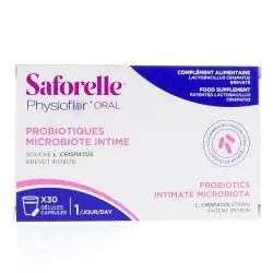 SAFORELLE Physioflor - Probiotiques microbiote intime 30 gélules