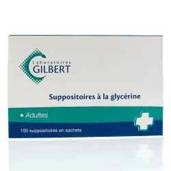 GILBERT Suppositoires à la glycérine adultes boîte de 100