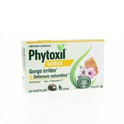 PHYTOXIL gorge irritée et défenses naturelles x20 pastilles