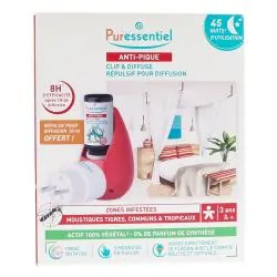 PURESSENTIEL Diffuseur d'huiles essentielles ultrasonique prise