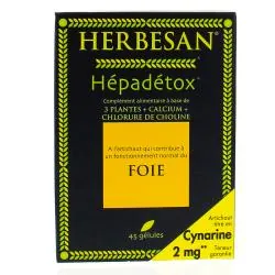 HERBESAN Hépadétox 45 gélules