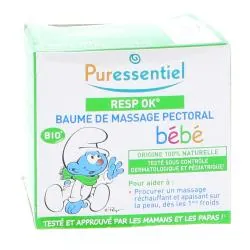 PURESSENTIEL Resp ok Baume de massage pectoral bébé pot 30ml