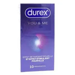DUREX Préservatifs - You & Me - Boite De 10 Préservatifs