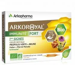 ARKOPHARMA Arkoroyal Immunité fort Bio 20 ampoules