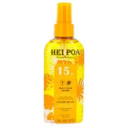 HEI POA Huile solaire monoï moyenne protection SPF15