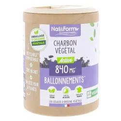 NAT & FORM Ecoresponsable - Charbon Végétal Activé 120 gélules