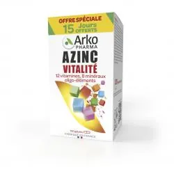 ARKOPHARMA Azinc Vitalité Vitamines & Minéraux 120 gélules