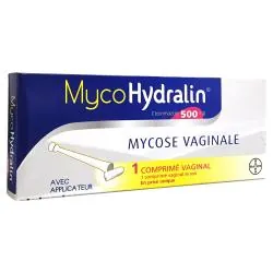 Myco Hydralin 500mg 1 comprimé avec applicateur vaginal 1 capsule