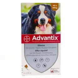 ADVANTIX antiarpasitaire grands chiens pipettes 6 x 6ml