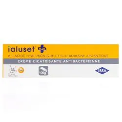 IALUSET Plus Crème Cicatrisante Antibactérienne tube 100g